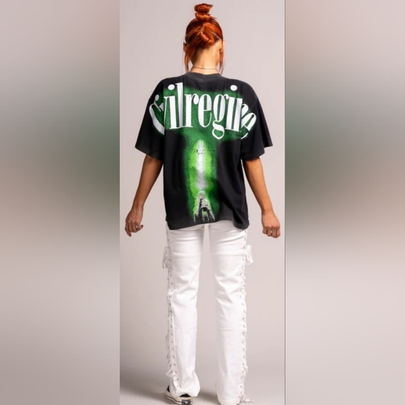 Civil Regime Star Wars Concrete "Green Crystal" 199X Oversized Tee - Picture 10 of 11